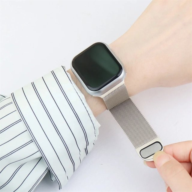 诗宇 Uhrenarmband Milanese Loop, Edelstahl, Unisex - Bild 1