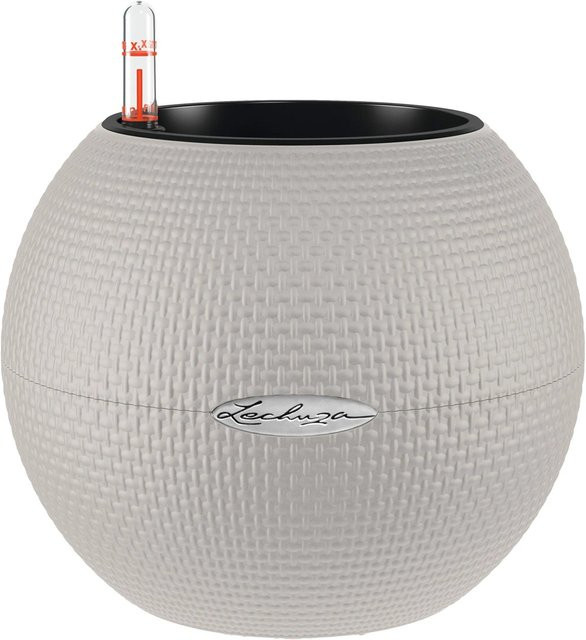 Lechuza Pflanzgefäß Puro Kugel in Sandbraun, Durchmesser: 20 cm, Höhe: 16 cm - Bild 1
