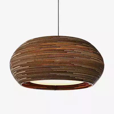Graypants Scraplights Ohio Pendelleuchte aus Holz in Grau und Braun - Bild 1