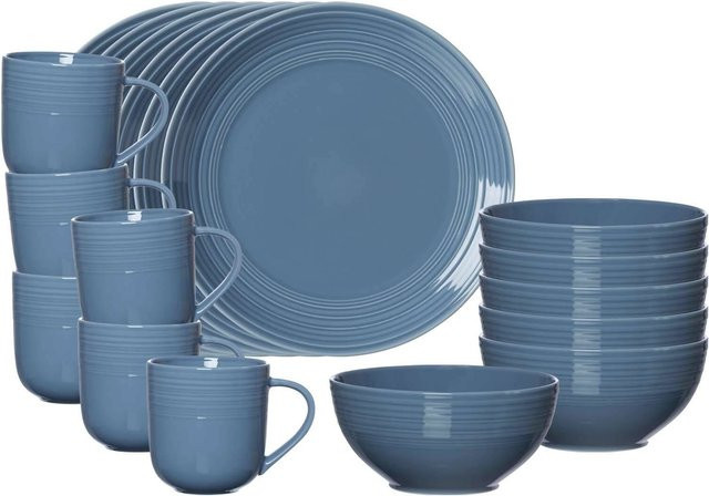 Ritzenhoff & Breker Frühstücks-Set Levi Coffee Service, 18er Set, Blau, Solid - Bild 1