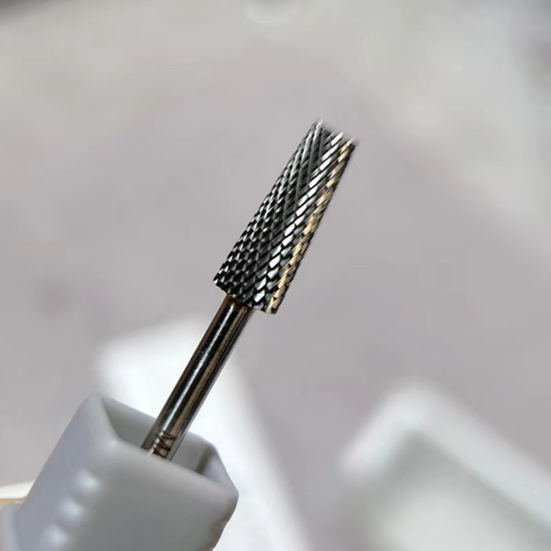 FUMOSIK 3in1 Titan-Schleifkopf, Nagelbohrer aus Wolframstahl, Metallic - Bild 2