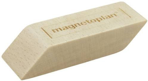 Magnetoplan Magnet Design Wood Magnets aus Birkenholz, rechteckig, Farbe: Beige/Braun, L x B x H: 60 x 20 x 13 mm, 4 Stück - Bild 1