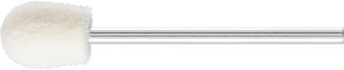 PFERD Filzpolierstifte in Tropfenform, mittelhart, weiß, Durchmesser: 8 mm, Länge: 12 mm, Schaft-Durchmesser: 2,35 mm, 10 Stück - Bild 1