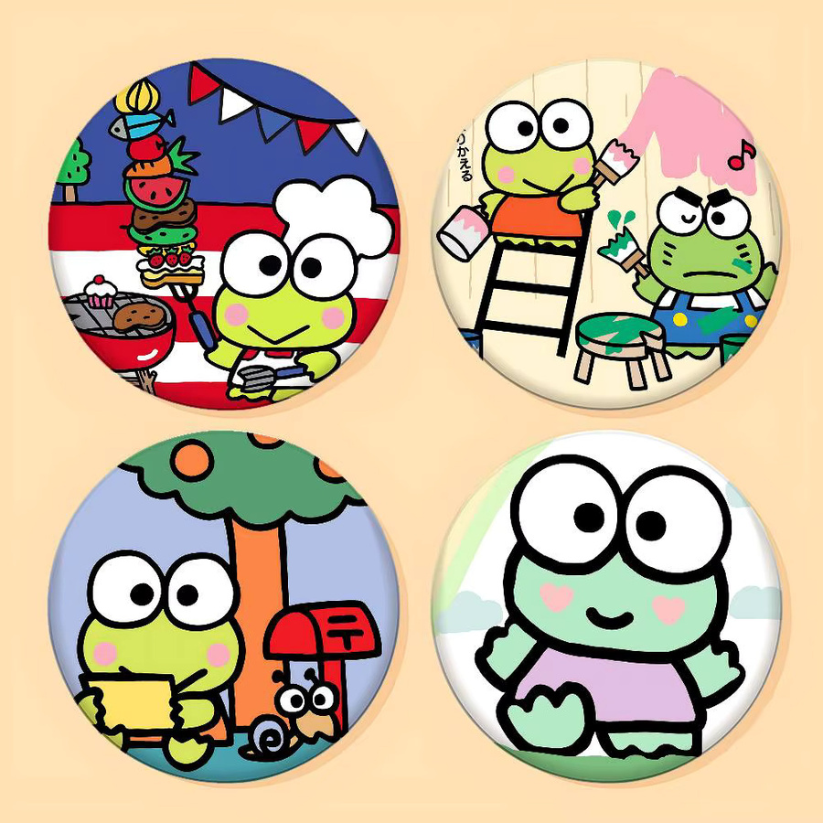 Bilibili Brosche, K-Keroppis, Kinder - Bild 3