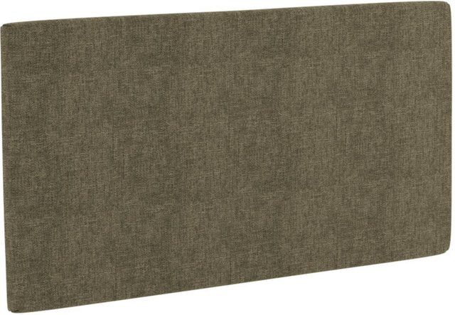 FBF bed&more Rückenteil Venezia mit Olbia in Taupe, gepolstertes Kopfteil mit Leinenoptik, B/T/H: 200 x 6 x 90 cm - Bild 1