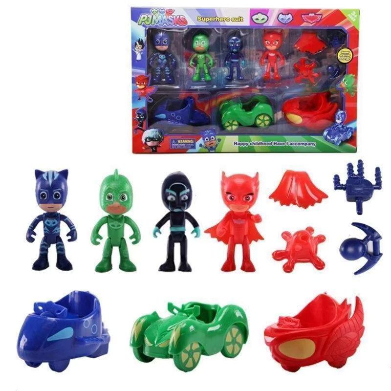 Hot Toys PJ Masks Maskierter Pyjama-Held, 6-teiliges Actionfiguren-Set - Bild 3