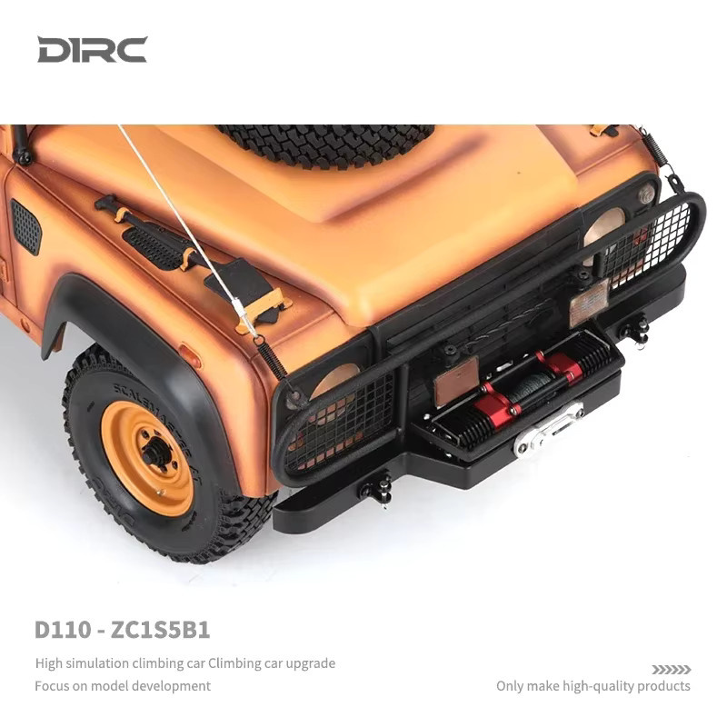 D1rc Metall Front Stoßstange für 1/10 D110 Kamel Trophäe, RC Crawler Zubehör - Bild 2