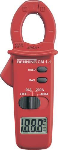 Benning CM 1-1 Digitales Multimeter und Stromzange CAT III 600 V in Rot - Bild 1