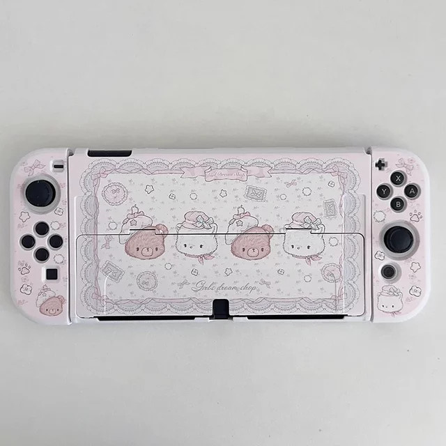 Anime Soft Cover Schutzhülle für Nintendo Switch Lite und Nintendo Switch OLED mit Split Hard Case Design für Controller und Joy-Con - Bild 1