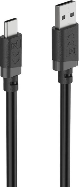 Hama Ladekabel USB-A auf USB-C in Schwarz, 2 m - Bild 1