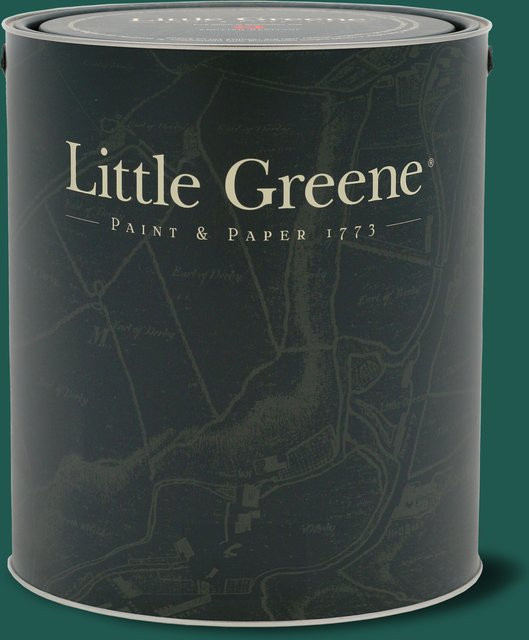Little Greene Intelligent Floor Paint Mid Azure Green 96, wasserbasierte Bodenfarbe in Satin-Matt, 2,5 l - Bild 1