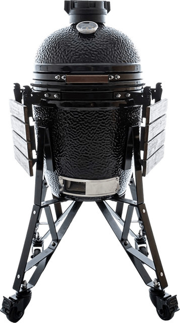 The Bastard Classic Medium Complete Grill aus Edelstahl in Holzkohle Schwarz - Bild 1