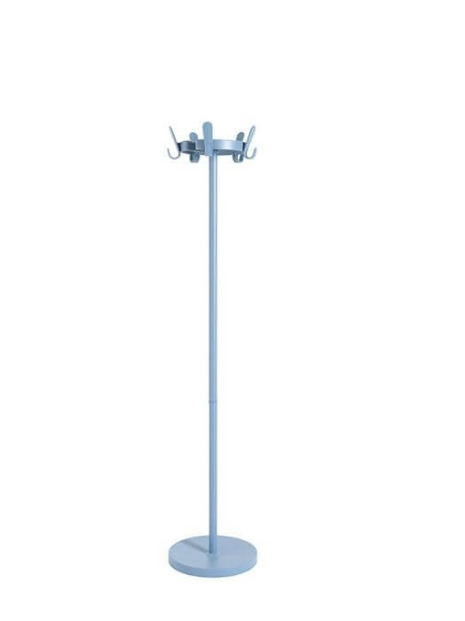 Garderobenständer Krok G von BIGBOXX in Weiß, minimalistisches Metall-Design mit Haken - Bild 1