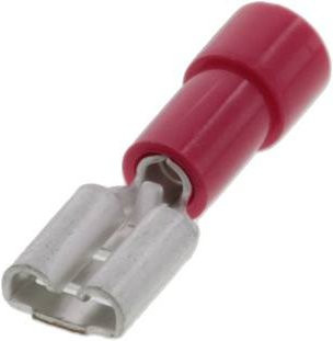 Molex Flachsteckhülse 190170007 in Rot mit einer Steckbreite von 4,75 mm und einer Steckdicke von 0,51 mm - Bild 1