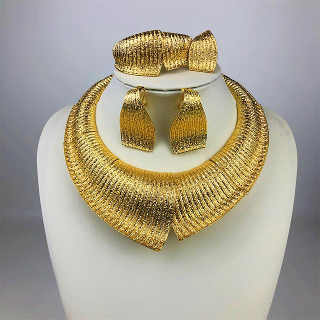 ESALE Schmuckset, 18k vergoldet, Damen - Bild 1