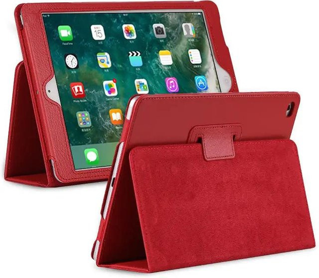 Rui Di Flip-Hülle aus PU-Leder für iPad und iPad Pro in Rot - Bild 1