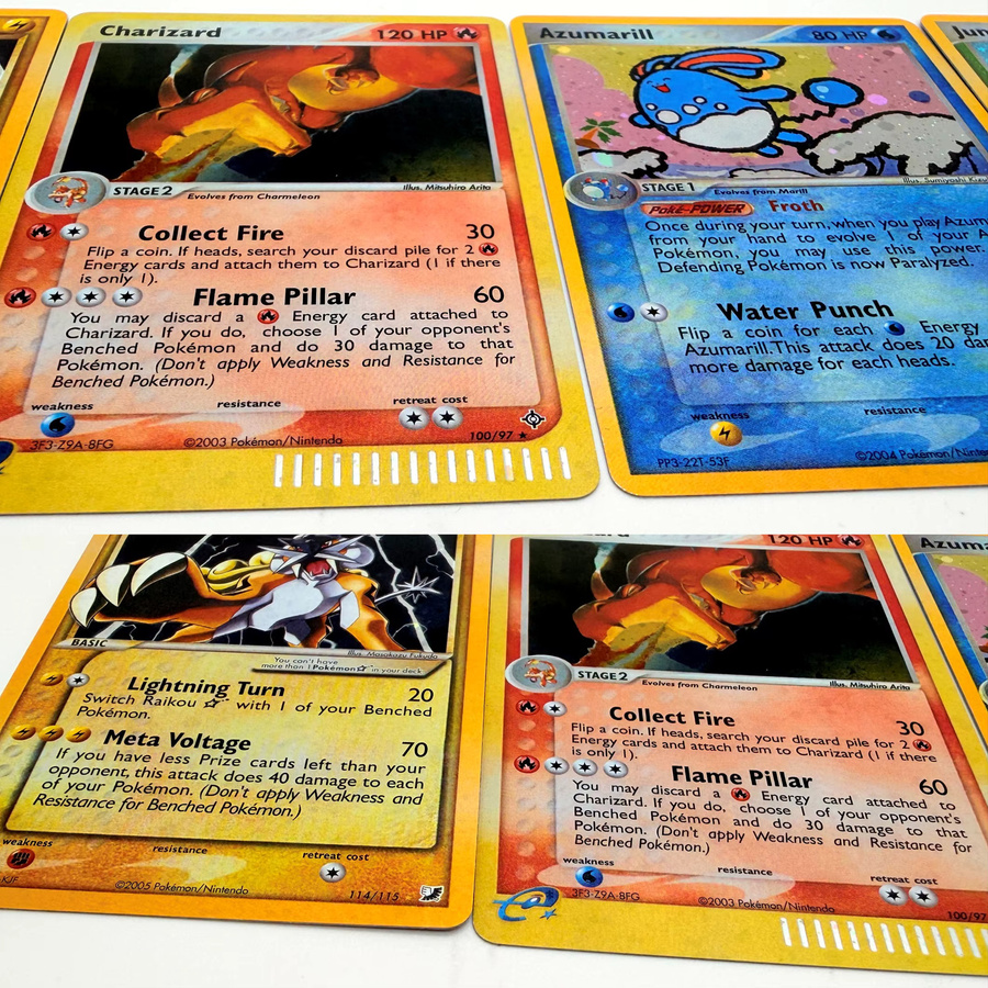Bandai Pokemon Proxy-Karten Vintage Holo, 12-teiliges Set, bunt - Bild 2