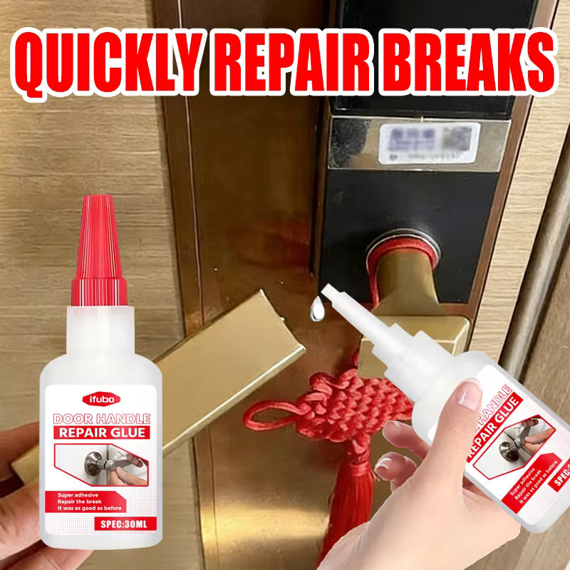 Ifubo Türgriff-Reparaturkleber in Weiß, 30 ml starker Klebstoff für Metall, Kunststoff, Holz, Keramik und Glas - Bild 4