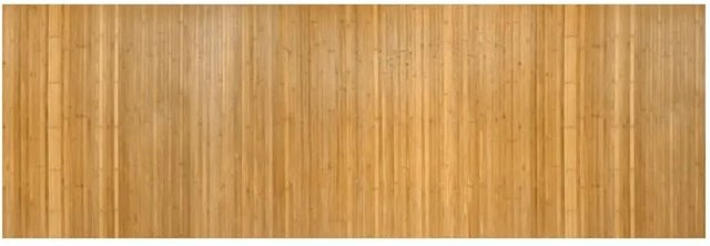 vidaXL Teppich Rechteckig Beige aus Bambus und Polypropylen B: 100 cm, T: 300 cm - Bild 1