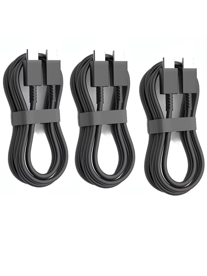 NNBILI 3er-Set USB-C Typ-C Kabel 45W PD Schnellladekabel und Datenkabel in Schwarz für Samsung Galaxy S24 S23 S22 S21 S20 Ultra Note 10 5G A54 A53 - Bild 5