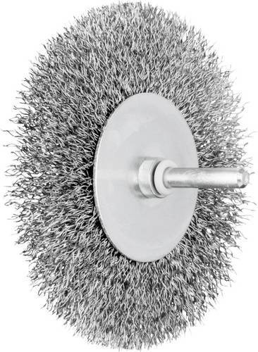 PFERD Rundbürste RBU ungezopft für Winkelschleifer aus Stahl in Silber, Durchmesser: 100 mm, Breite: 20 mm, Schaft-Durchmesser: 6 mm, Draht-Durchmesser: 0,20 mm - Bild 1