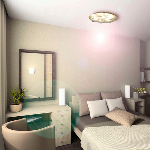 Näve LED-Deckenleuchte Firenze in Silber, Durchmesser: 50 cm, Höhe: 11 cm - Bild 2