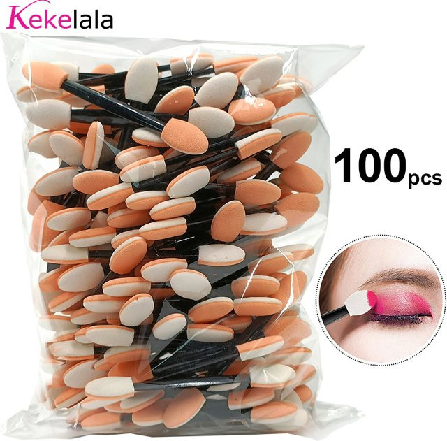 kekelala Lidschatten Applikatoren, 100 Stück, Unisex - Bild 1
