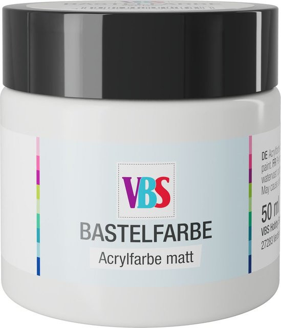 VBS Bastelfarbe Weiß 50 ml - Bild 1