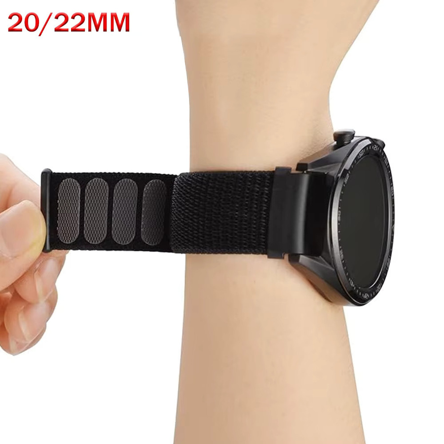 Amazfit Uhrenarmband Nylon, Schwarz - Bild 2