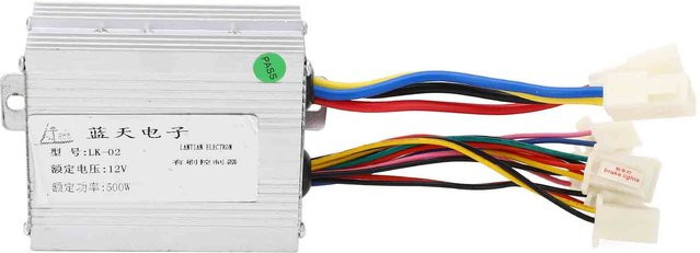 Fishine Elektrofahrrad Controller 12V 500W für Lithiumbatterien, Weiß/Silber - Bild 1