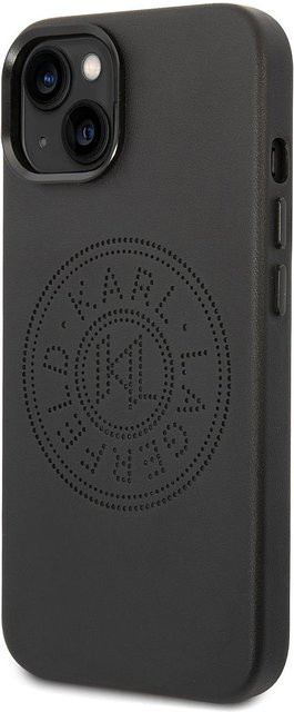 Karl Lagerfeld Schutzhülle für Apple iPhone 14 Plus mit Perforated Logo in Schwarz - Bild 1