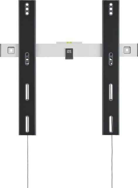 One For All WM 6422 Ultra Slim TV-Wandhalterung mit 15° Neigefunktion für 32-70 Zoll, schwarz/weiß, VESA 200 x 100 mm - Bild 1