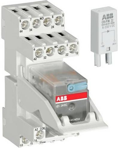 ABB CR-M024DC4GSS42V Interfacerelais in Grau - Bild 1