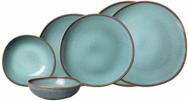 Villeroy & Boch like. Lave Basic-Set 6-teilig aus Keramik in Glacé - Bild 1