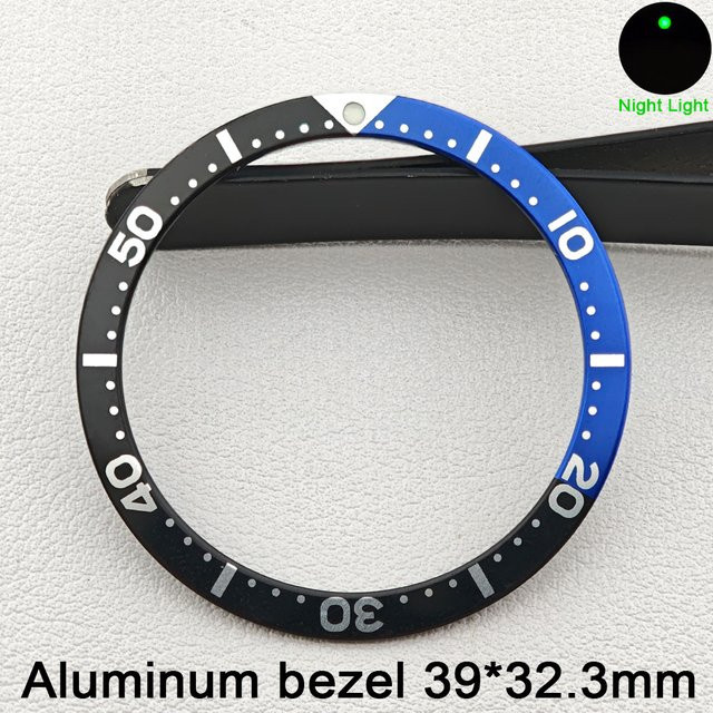 Dwayne Campbell Uhrenlünetten-Einsatzring, Aluminium, 39 mm x 32,3 mm, Unisex - Bild 1