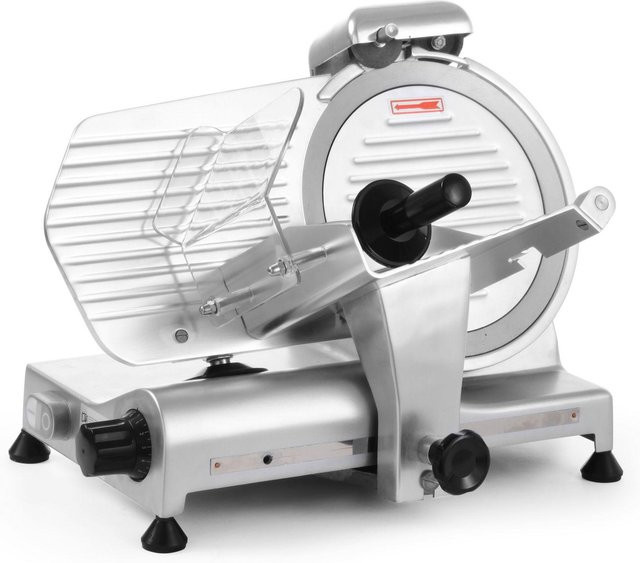 Hendi Profi Line 250 Fleischschneidemaschine in Silber aus Edelstahl und Aluminium mit 320W - Bild 1