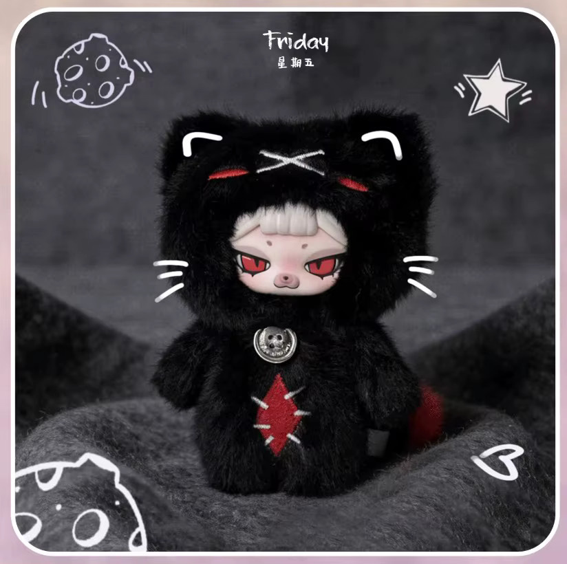 PIKU The Week Series Blind Box, Anime-Puppe, Einzelfigur - Bild 3
