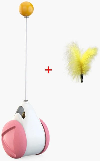 Var Vogue Tumbler Swing Katzenspielzeug, Selbstrotierender Ball, rosa - Bild 1