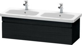 Duravit Waschtischunterschrank DuraStyle in Schwarz, B/T/H: 123 x 44,8 x 39,8 cm - Bild 1
