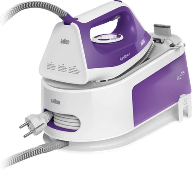 Braun CareStyle 1 IS 1014 VI Dampfbügelstation in Weiß und Violett - Bild 1