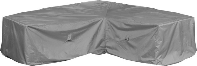 Mehr Garten Premium Loungegruppe in L-Form asymmetrisch, Grau, B/T/H: 325 x 270 x 80 cm, Rechts - Bild 1