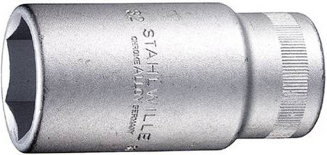 Stahlwille Steckschlüsseleinsatz 3/4 Zoll 6-kant SW 32mm Länge: 90mm - Bild 1