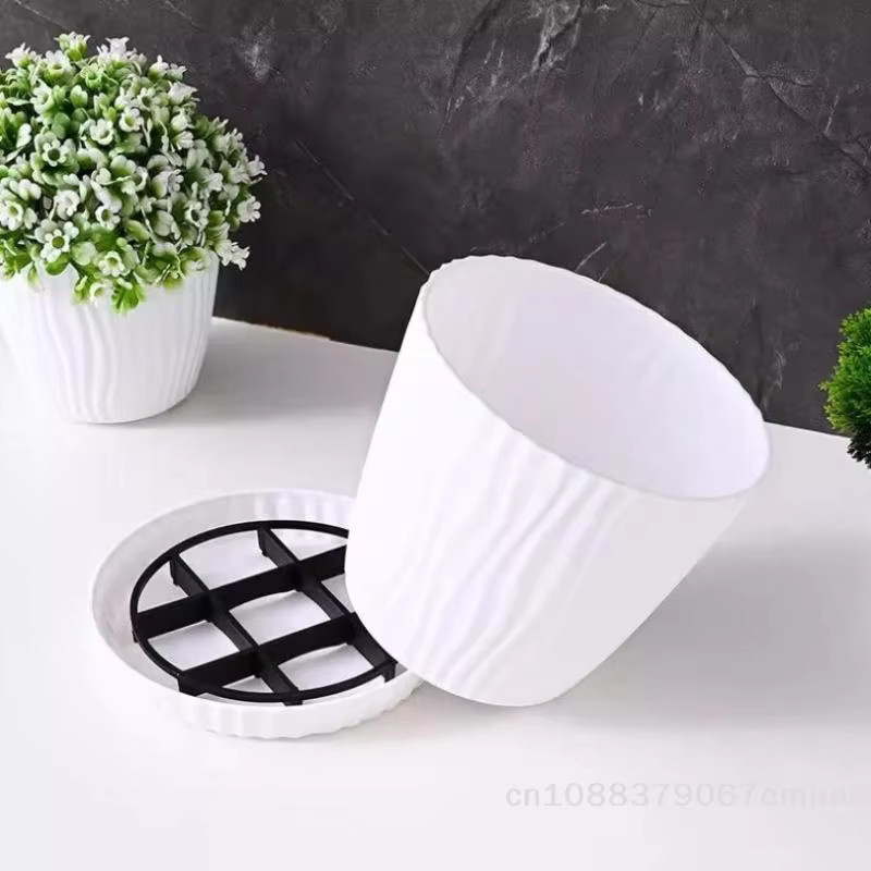 ZYAS Pflanzuntersetzer aus Kunststoff als atmungsaktive Drainage-Matte zur Vermeidung von Wurzelfäulnis - Bild 5