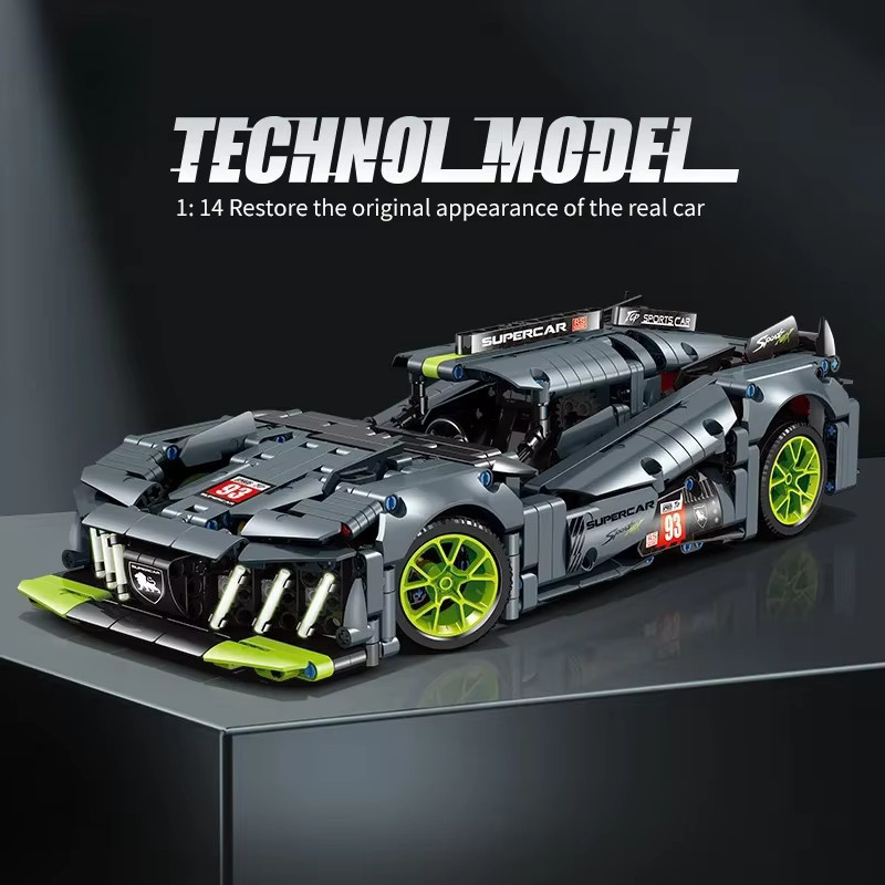 FUNXINEE MOC Technisches 1:14 Hybrid Hypercar Bausteine Set Racing Auto Spielzeug für Kinder - Bild 5