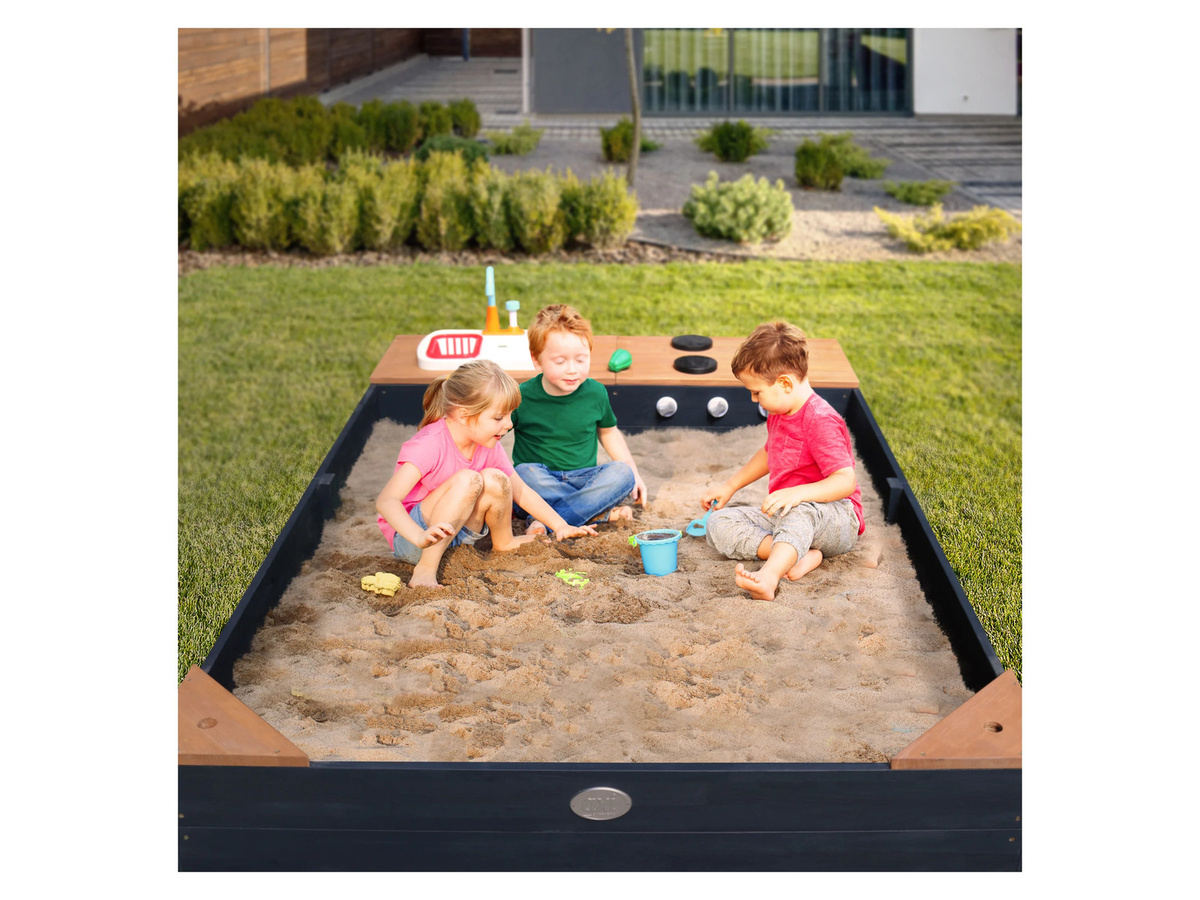 AXI Sandkasten Kelly mit Spielküchenzeile Anthrazit Braun B/H/L: 115 x 22 x 180 cm - Bild 1