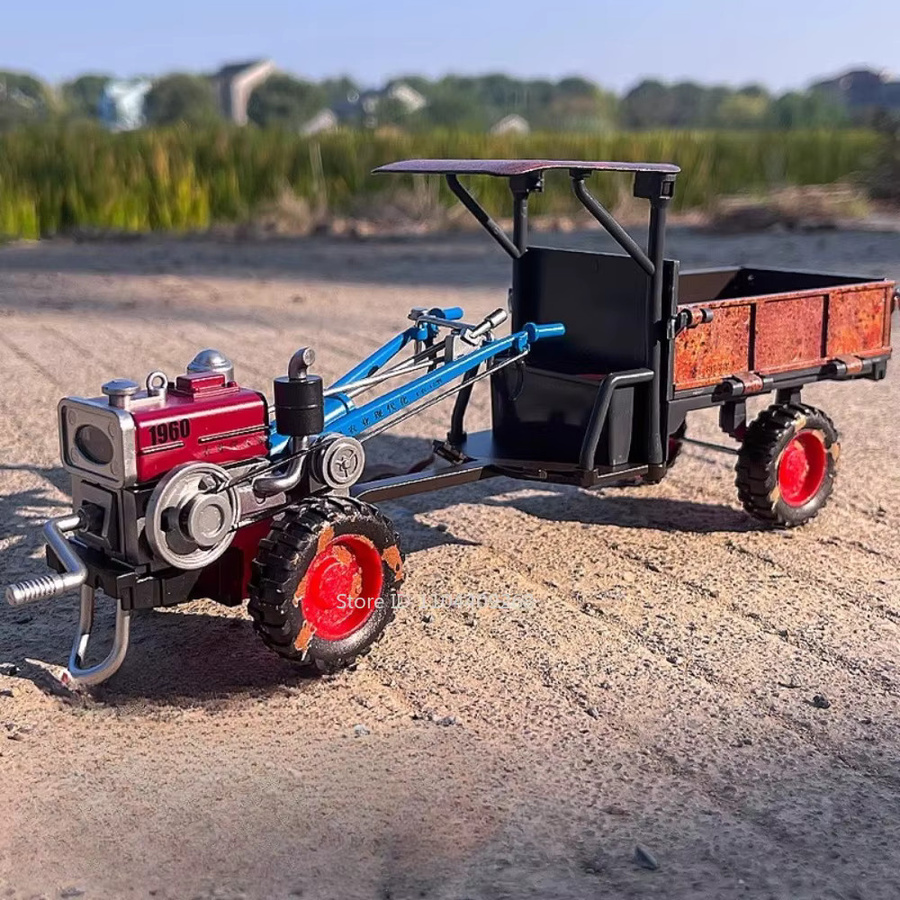RMZ city Walking Tractor, Automodell, Maßstab 1:24, mit Licht und Sound, Metall - Bild 6