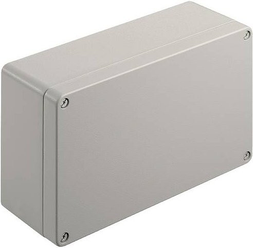 Weidmüller KLIPPON K61 EX Universal-Gehäuse aus Aluminium in Silber-Grau, B/T/H: 260 x 160 x 91 mm - Bild 1