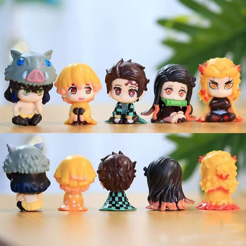 Q Posket Demon Slayer Kimetsu No Yaiba Figuren Set aus Kunststoff in Mehrfarbig als Desktop-Dekoration - Bild 2