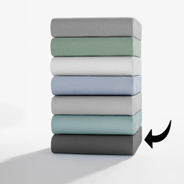 Dreamtex Jersey Spannbetttuch aus Baumwolle, B/T/H: 140 x 160 x 200 cm - Bild 1