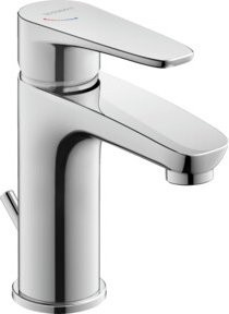 Duravit Waschtisch-Einhebelmischer FreshStart + Flow in Chrom mit Pop-up-Abfluss und 101 mm Ausladung - Bild 1